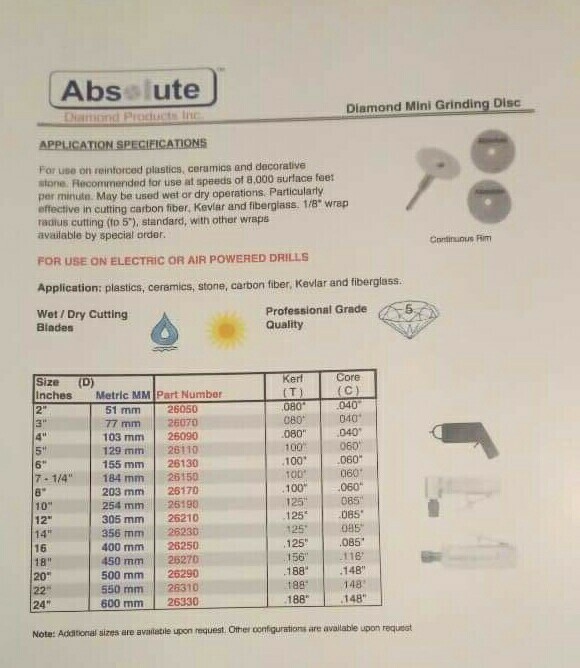 4" Diamond Grinding Disc #26090