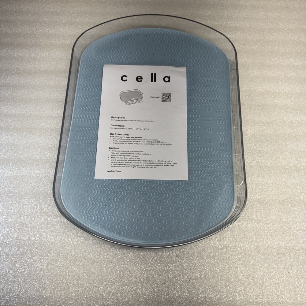 Cella Large Rectangle Organizer w/ Silicone Liner