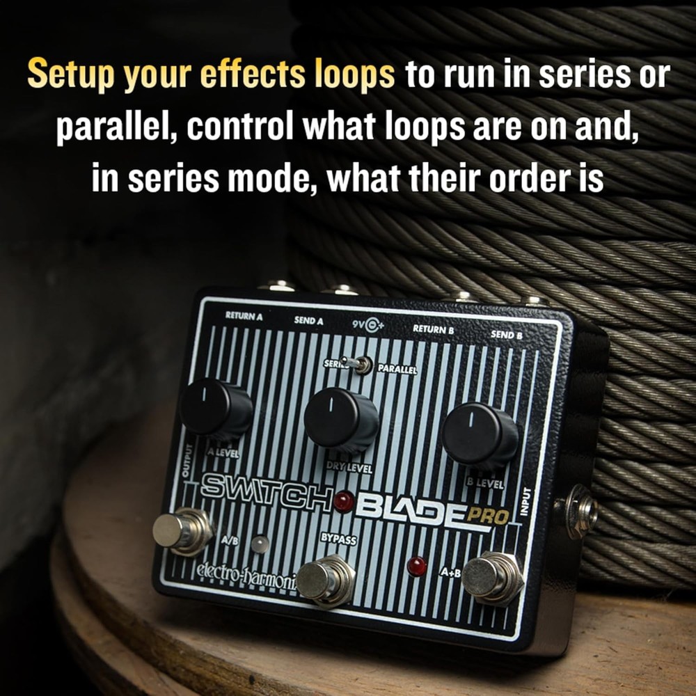 ELECTRO-HARMONIX Switchblade Pro Switching System 700g Black New
