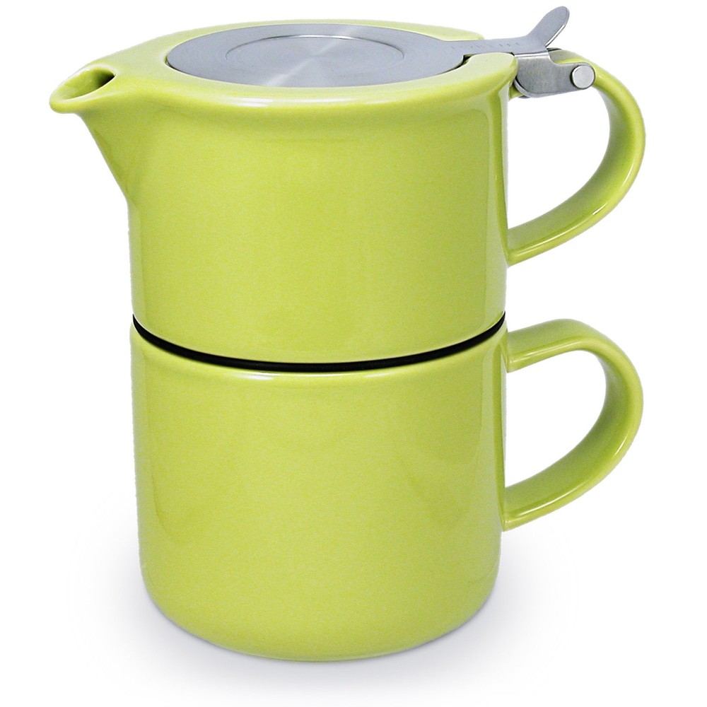 FORLIFE Tea for One with Infuser 14 ounces, Lime,Tea Infusers