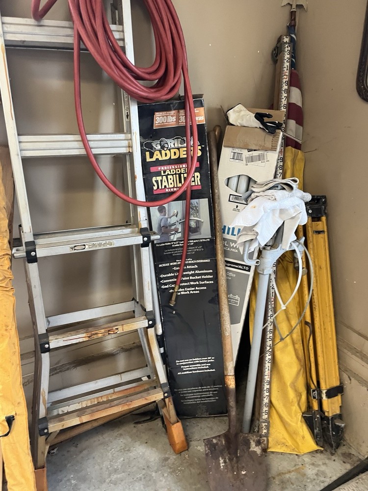 Little Giant  Folding Step Ladder with new Folding Stabilizer Attachment