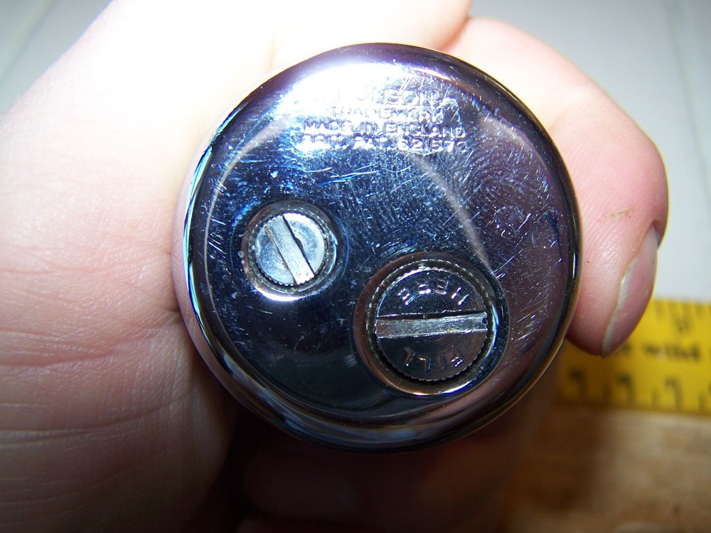 Vintage Ronson Table Cigar Cigarette Lighter chrome