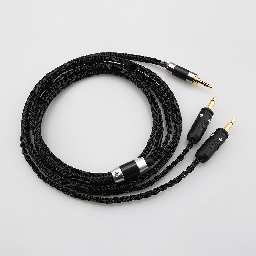 Silver Plated Headphone Cable For Clear Celestee NEW Focal ELEAR French Utopia