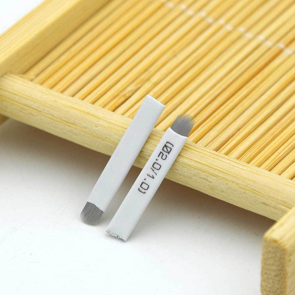 16 Pin U Shape Microblading Needle Eyebrow Tattoo Permanent Makeup Manual Blades