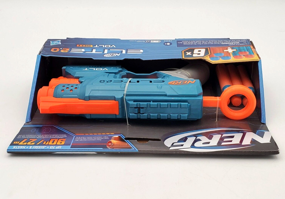 NERF Elite 2.0 Volt SD-1 Blasterby Hasbro with 6 Darts & Light Beam Targeting
