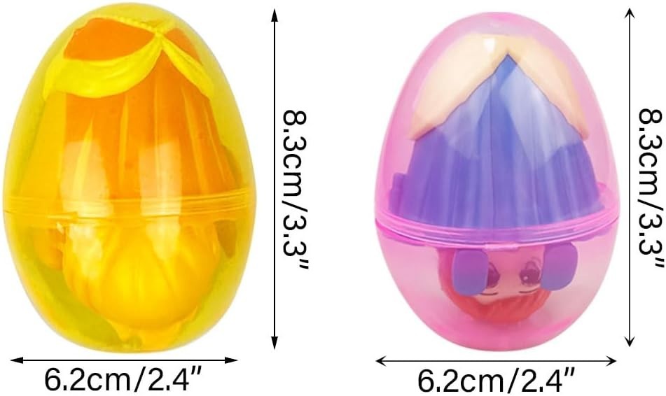 Transforming Princess Easter Eggs - 8 Pack for Creative Playtime Adventures