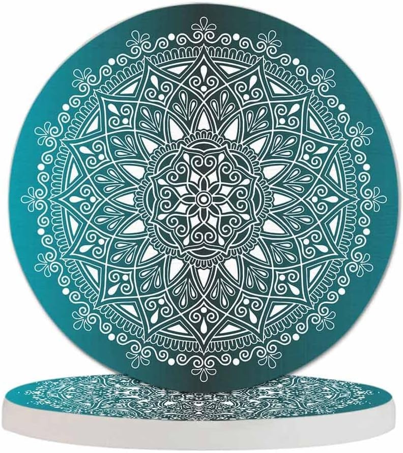 Mandala Pattern Coasters for 4''x4'',