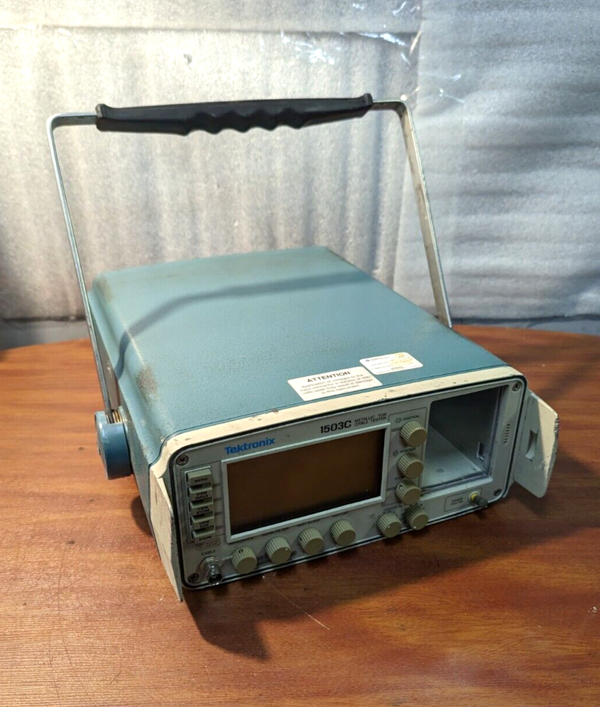 Tektronix 1503c Metallic TDR Cable Tester, "Check Disc".