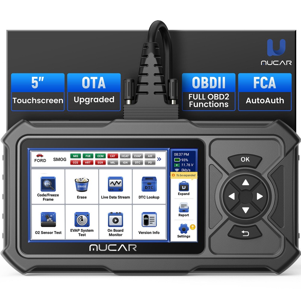 MUCAR CDE900 PRO OBD2 Scanner Diagnostic Tool All System OBDII Car Code Reader