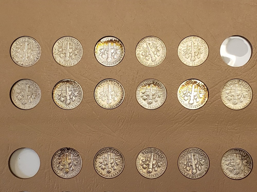 Dansco Roosevelt Dime Album 1946-1982