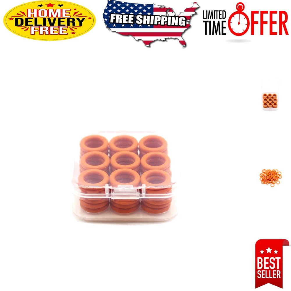 Dependable 1/4" Quick Coupler O-Rings - 50 Pack with High-Temperature Resistance