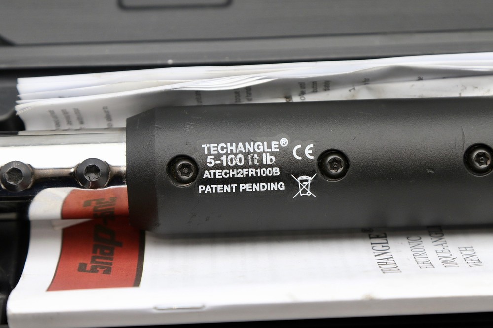 SNAP-ON ATECH2FR100B 3/8" FLEX HEAD TECHANGLE 5-100FT.LB TORQUE WRENCH