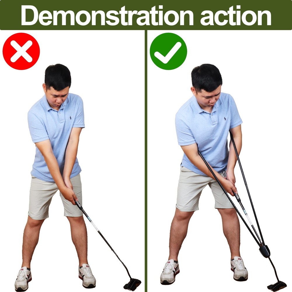 Golf Putting Training Aid, Putting Aid Golf Training Equipment for Perfect Pu...