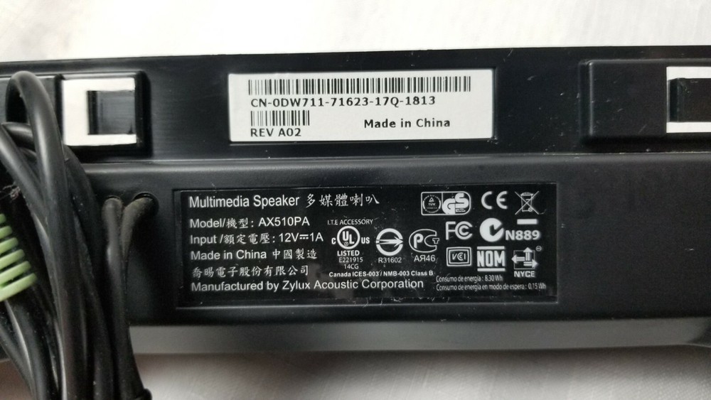 Dell AX510PA Computer Speakers