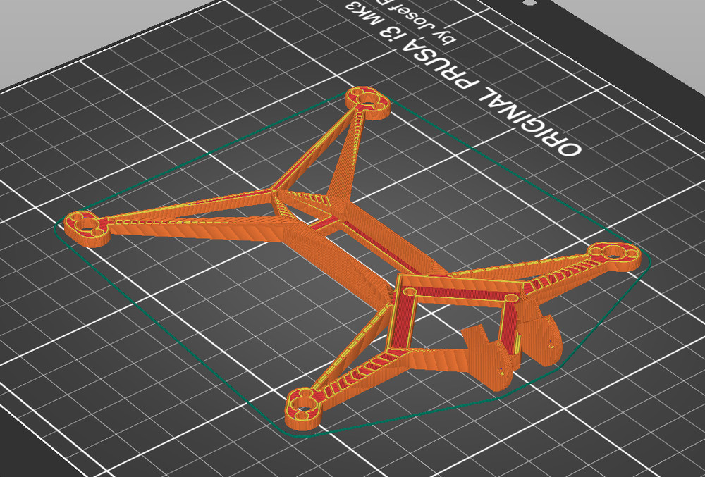 3D Printed NanoLongRange V2 FPV Drone Frame -By unboxingexperience7 (2 PCS)