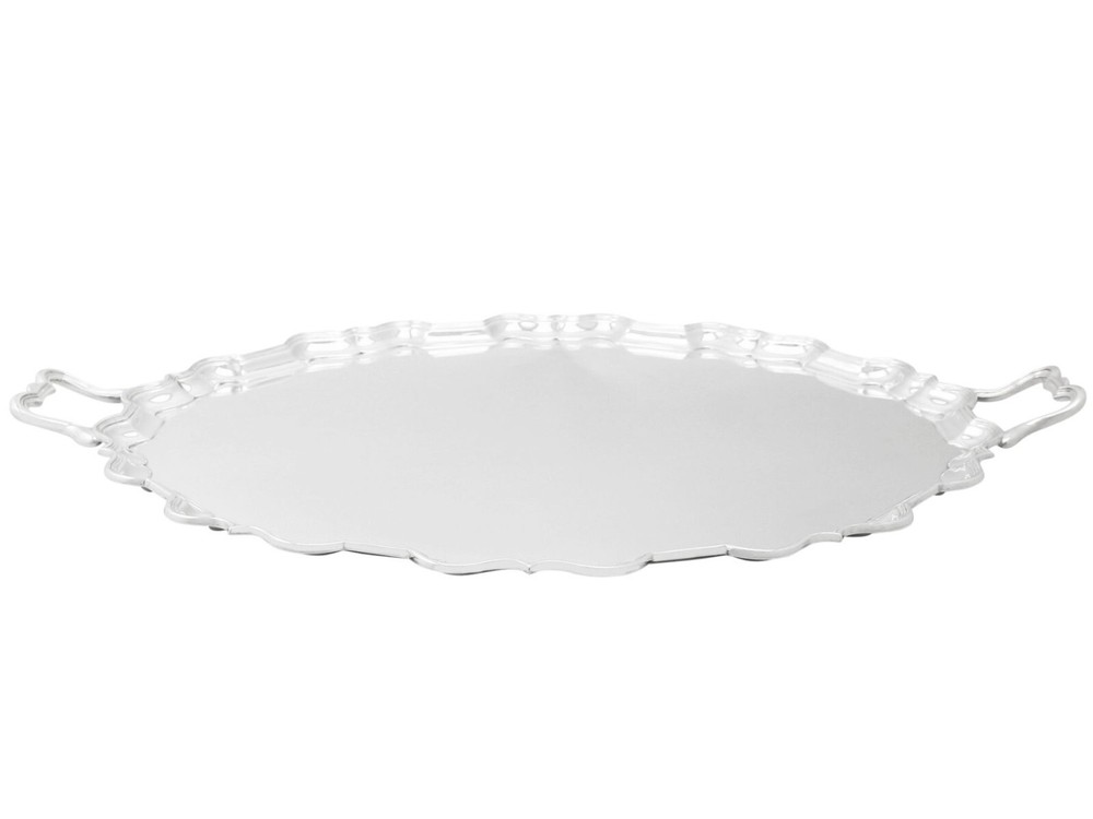 Antique Sterling Silver Two Handled Tea Tray