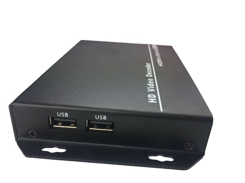 H.265 4K Lan in HDMI A/V Output Video Decoder Top Box Broadcast Device Encoder