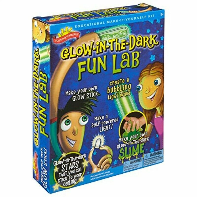 Scientific Explorer Glow in The Dark Fun Lab - Learning & Education Make SLIME