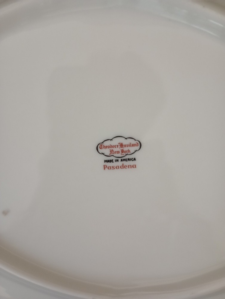 Theodore Haviland NY Pasadena Pattern Oval 16" Platter