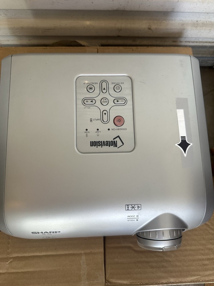 SHARP XR-10S NoteVision Multimedia Desktop Home Projector Without Power Cable