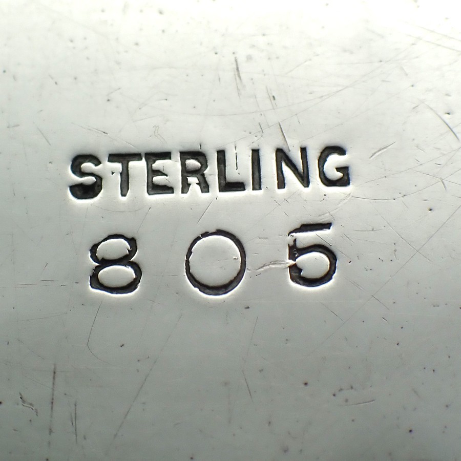 Arts and Crafts Rectangular Box Lebolt Sterling Silver Mono PDW Inscribed Inside
