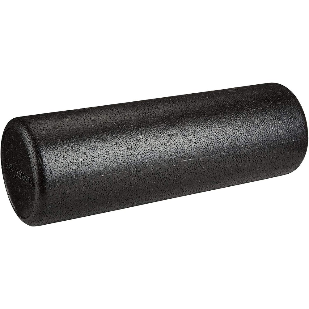 Amazon Basics High-Density Foam Roller for Exercise & Recovery, 18-Inch, Black