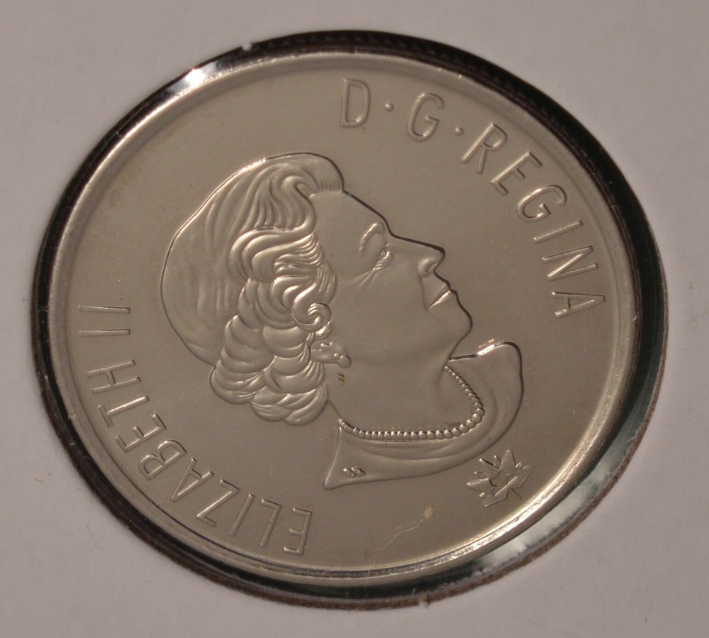 2017 Canada 25 Cents - Coloured 150 Year - Lightly Circulated - 🇨🇦