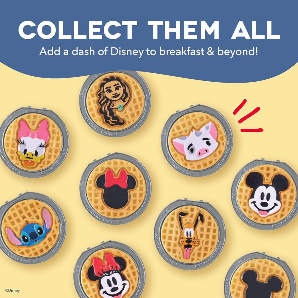 Disney | Multimaker® Double Mini Maker System - Convenient Electric Waffle Make