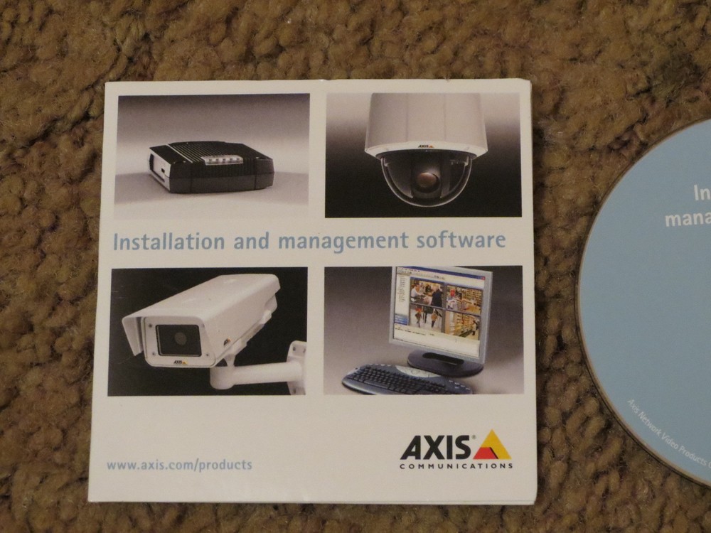 AXIS Installation and management software cd-rom