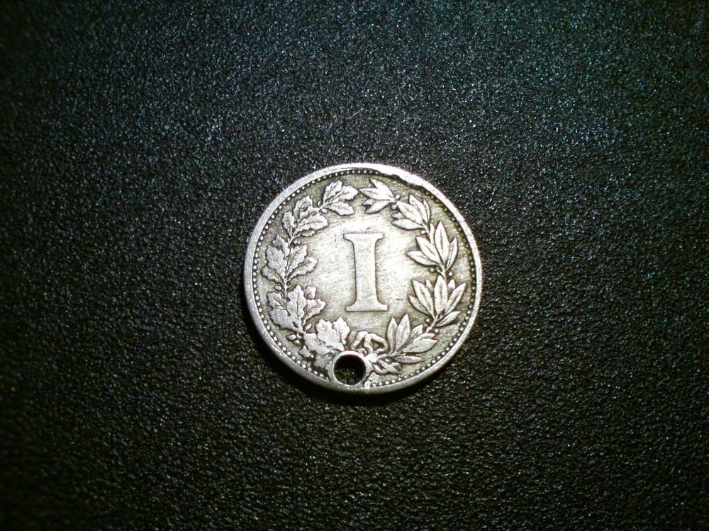 1883 MEXICO 1 CENTAVO COIN