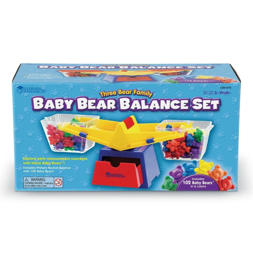 Learning Resources Three Bear Family Baby Bear Balance Set