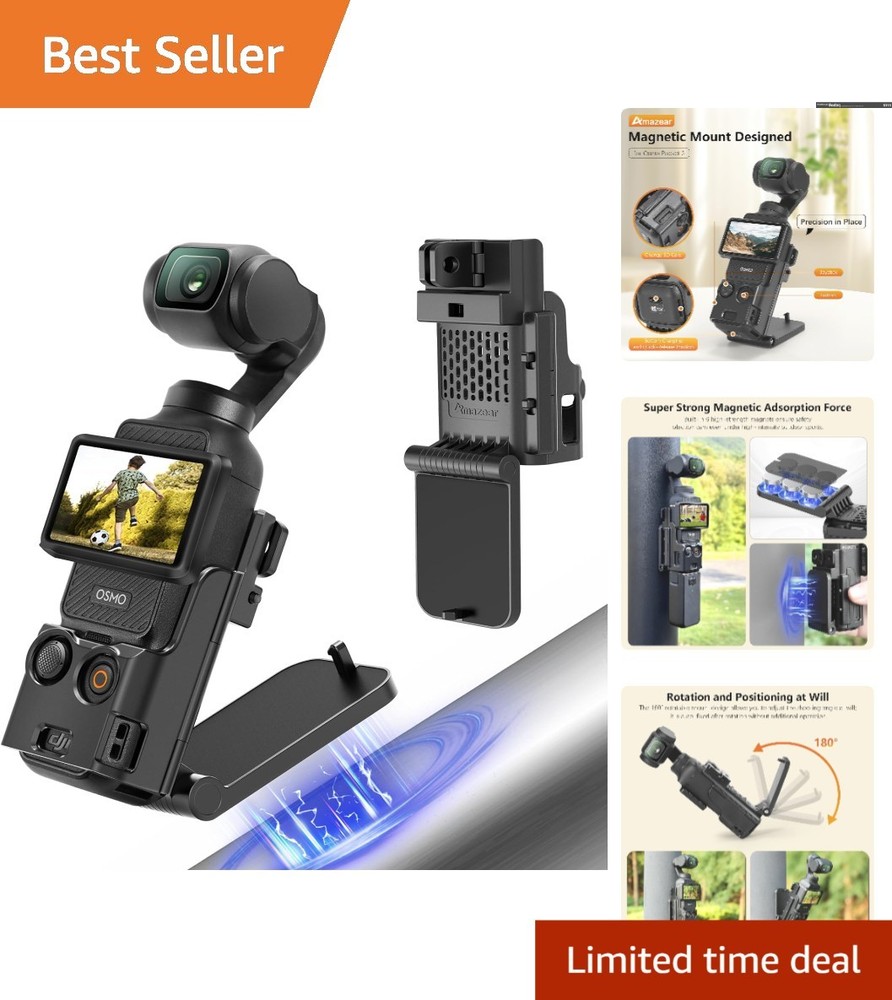 Adjustable Magnetic Mount Stand for DJI Osmo Pocket 3 - Secure & Versatile
