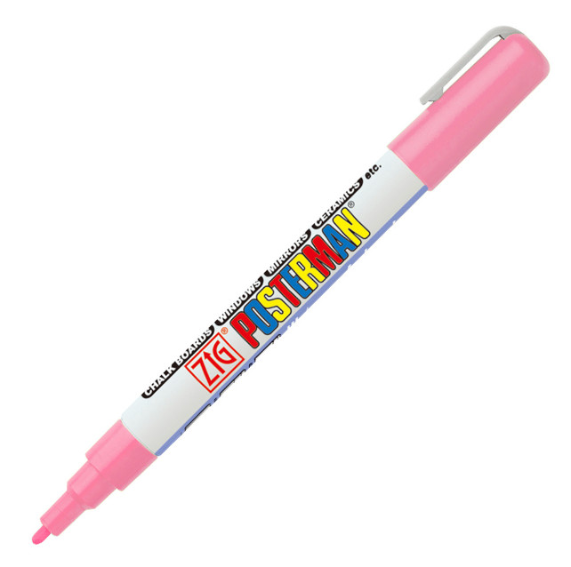 Pink Posterman Waterproof Pen - 1mm Fine Tip