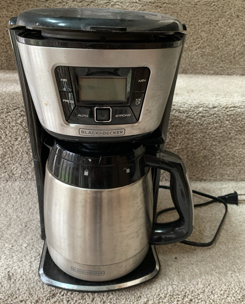 Preowned BLACK + DECKER 12-Cup Thermal Coffee Maker CM2035B Stainless Black