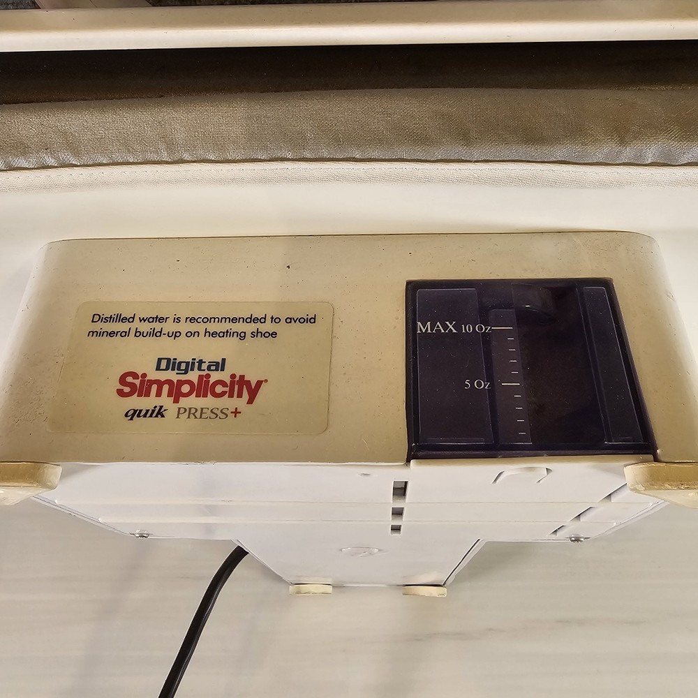 Simplicity SSP300 Digital Quick Press Steam Iron Fabric Graphics Transfers