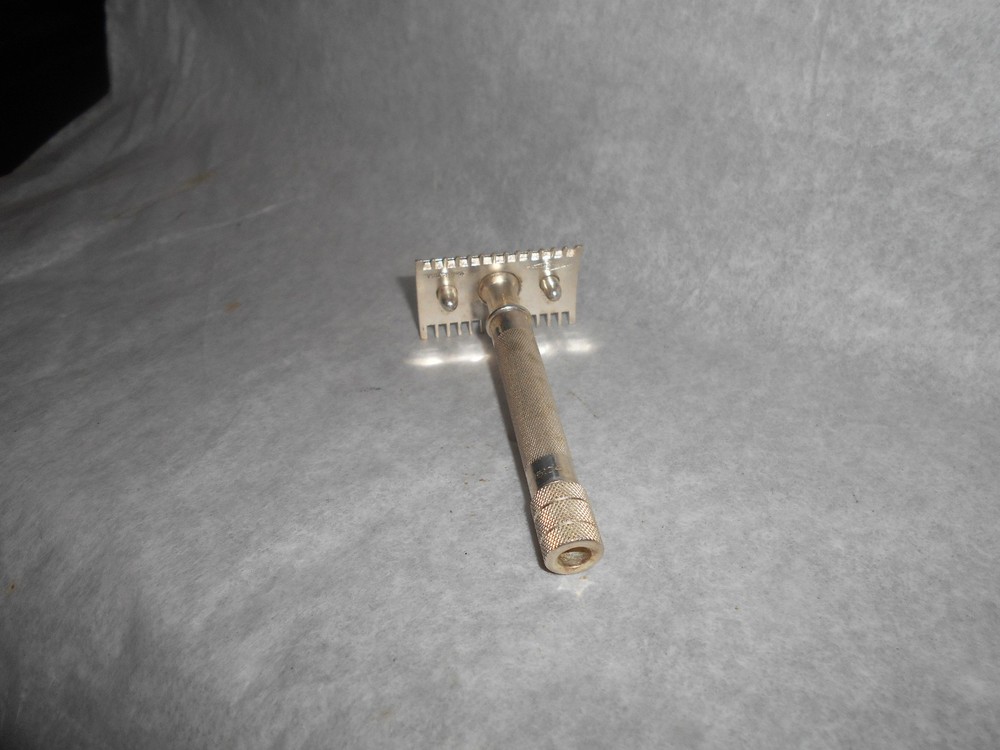 Gillette 1919 Old Type Razor Three Piece Silver 96