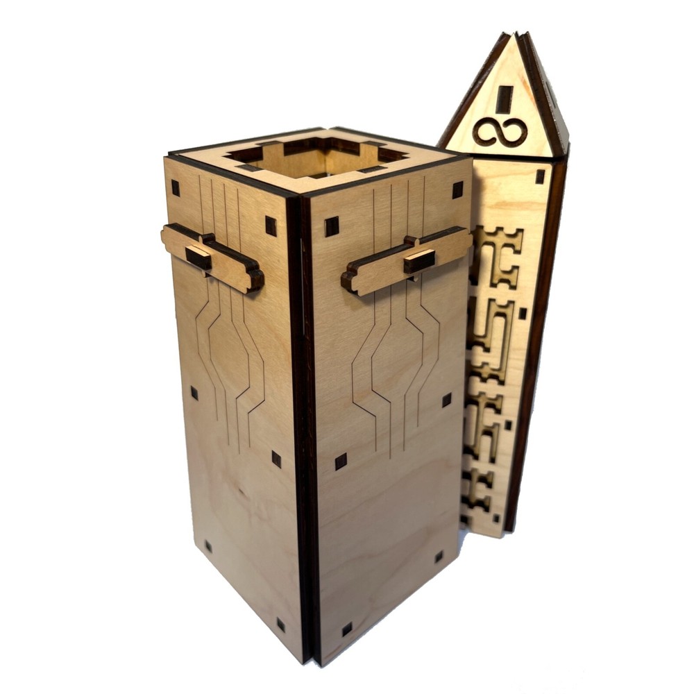 55 Step - Obelisk Puzzle Box | Hidden Compartment | Smart Gift for Adults