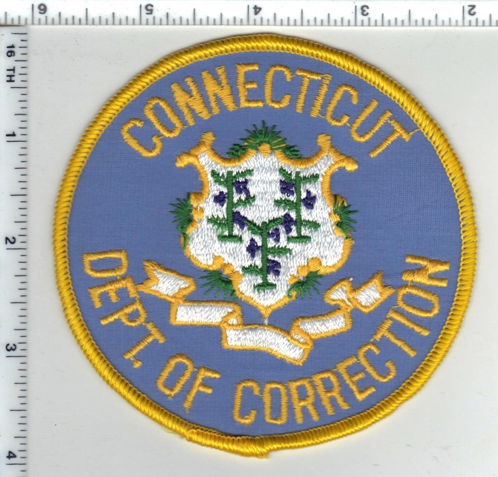 Connecticut Department of Correction -  Blue Shoulder Patch