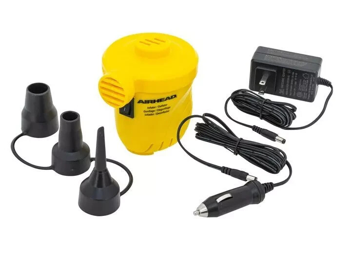 Airhead AHP-12012 Compact Handheld Electric Pool Float Pump – 120 Volt / 12 Volt