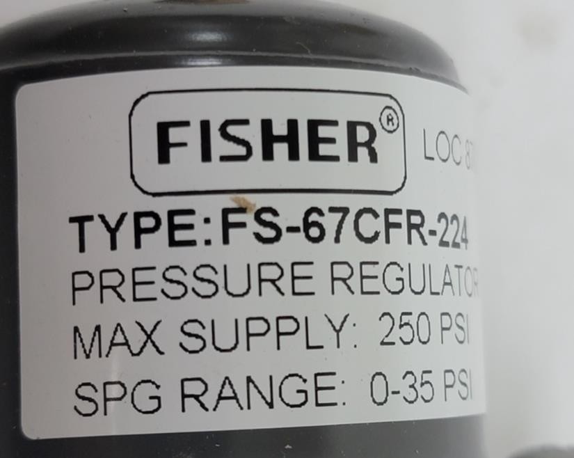 Fisher Emerson Process Regulator FS-67CFR-224