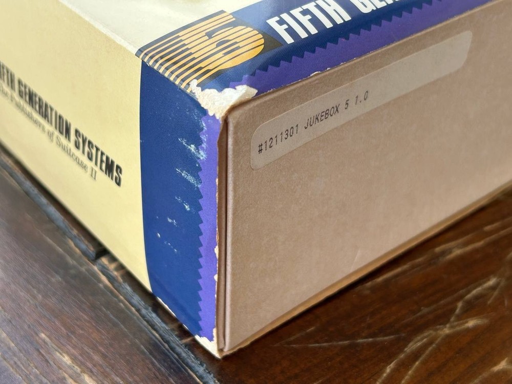 Vintage Macintosh Apple JukeBox Five 5 version 1.0 automatic disk charger