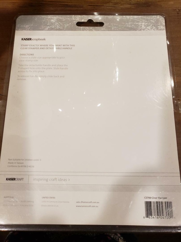 KAISERCRAFT CLEAR STAMPER- 3 PACK - BRAND NEW IN PACKAGE!
