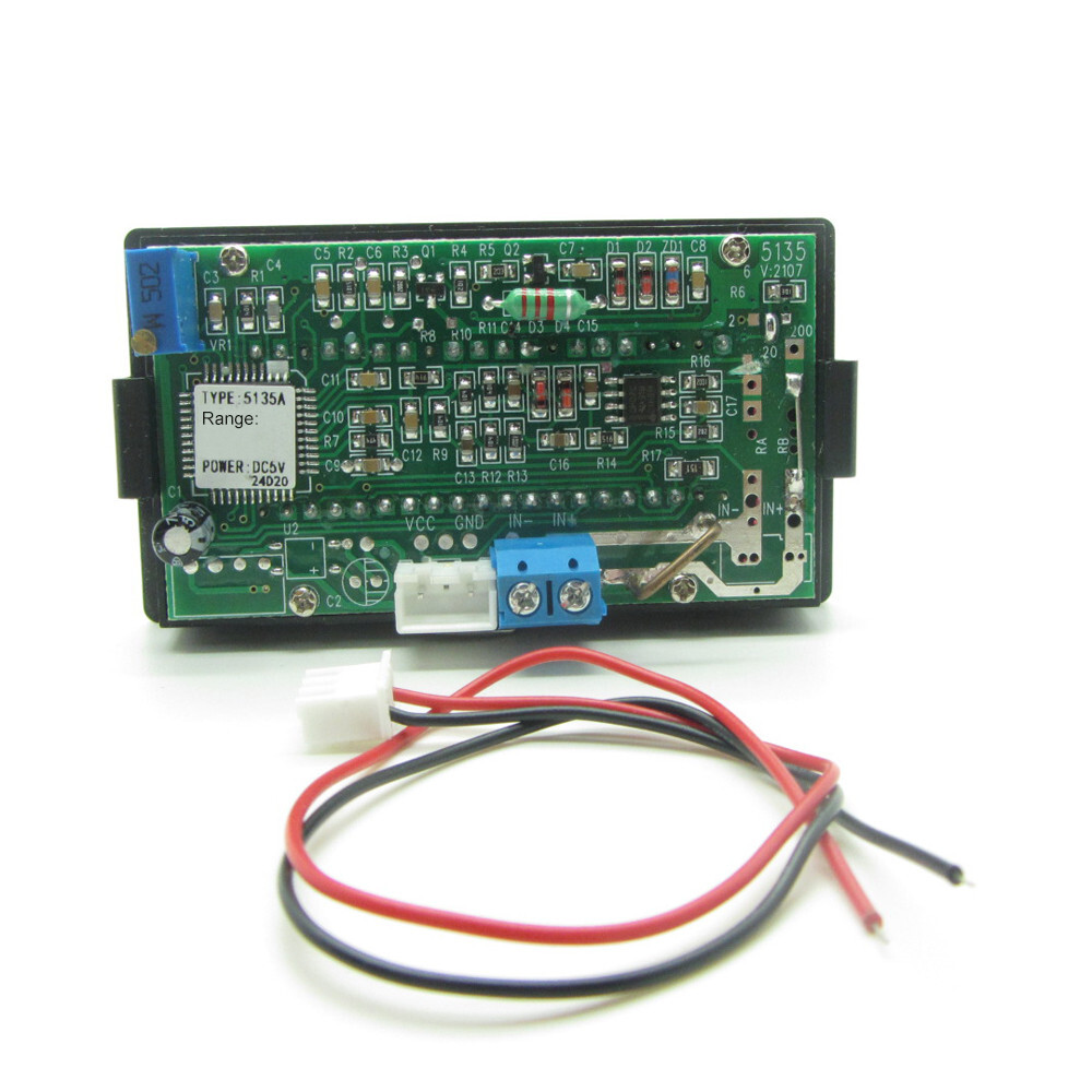 AC 10A Red LED Digital Display AMP Ammeter Panel Digit Current Meter 0-10A AC