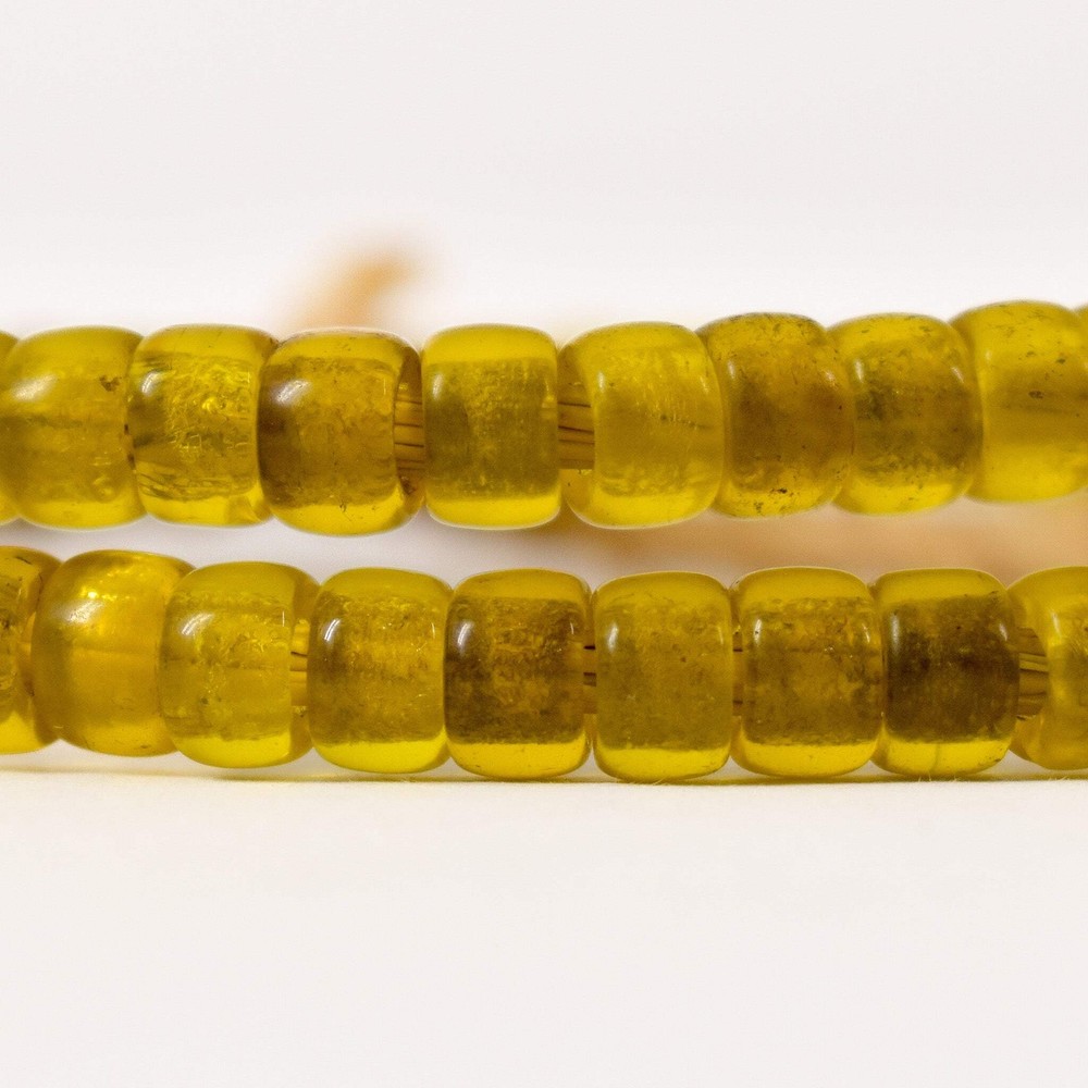 Padre Translucent Yellow Trade Beads
