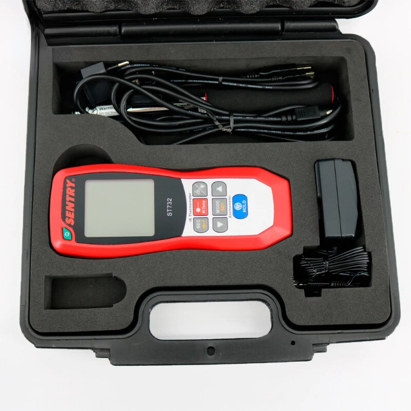 ST-732 Handheld Hot Wire Anemometer Digital Air Velocity Tester with Software