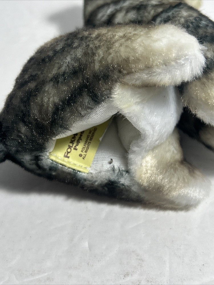 Mini Tabby Cat Finger Puppet 6 inches