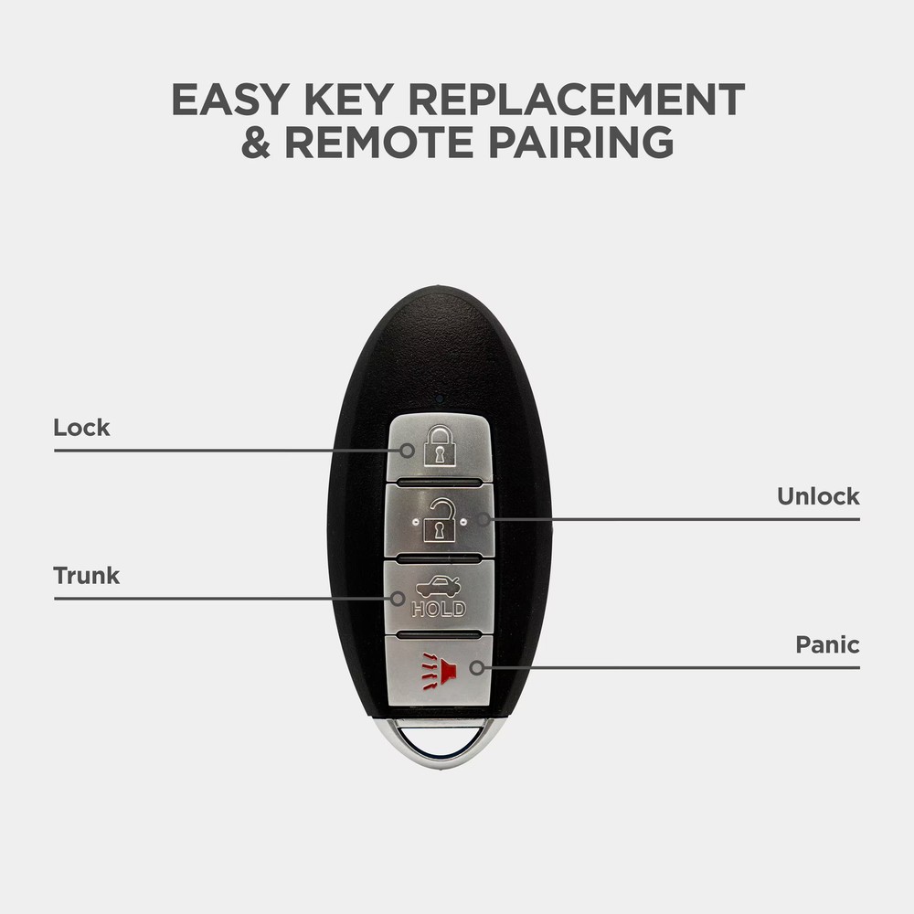 Car Keys Express - Nissan Simple Key - 4 Button Smart Key Remote and programm...