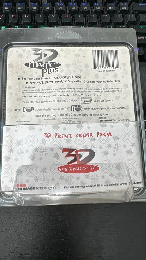3D Magic Plus Sealed Camera Because World Isnt Flat Imaging Systems New In Pack