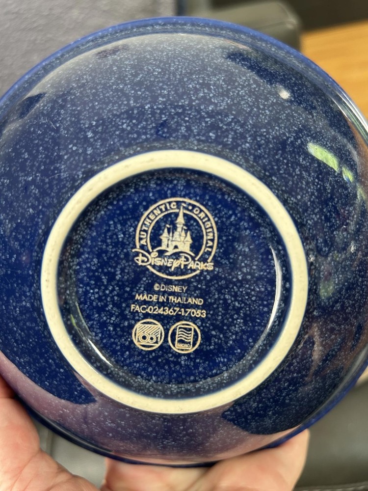 Disney Parks Authentic Dinner ware - Blue Speckled Plates 3