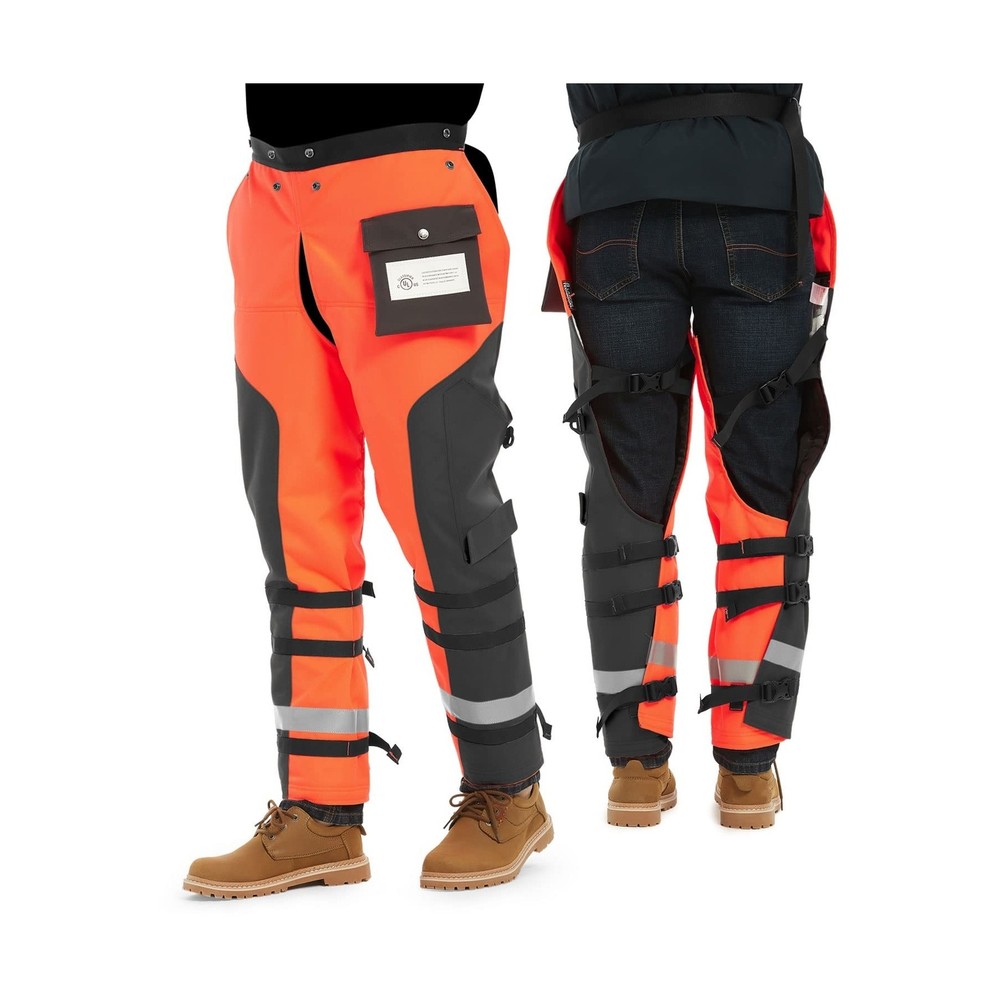 Technical Wrap Chainsaw Chaps by UL Class A 8 Layers Chainsaw Pants Apron Sty...